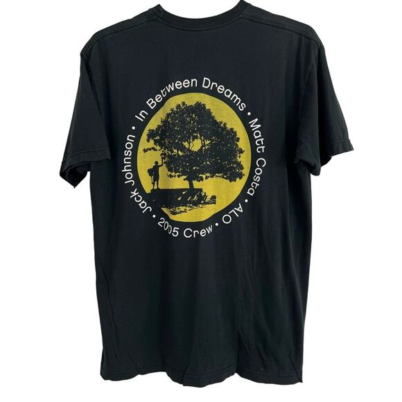 RARE VINTAGE Jack Johnson “In Between Dreams” Tour Band Tee STAGE MEMBER XL - Picture 1 of 5